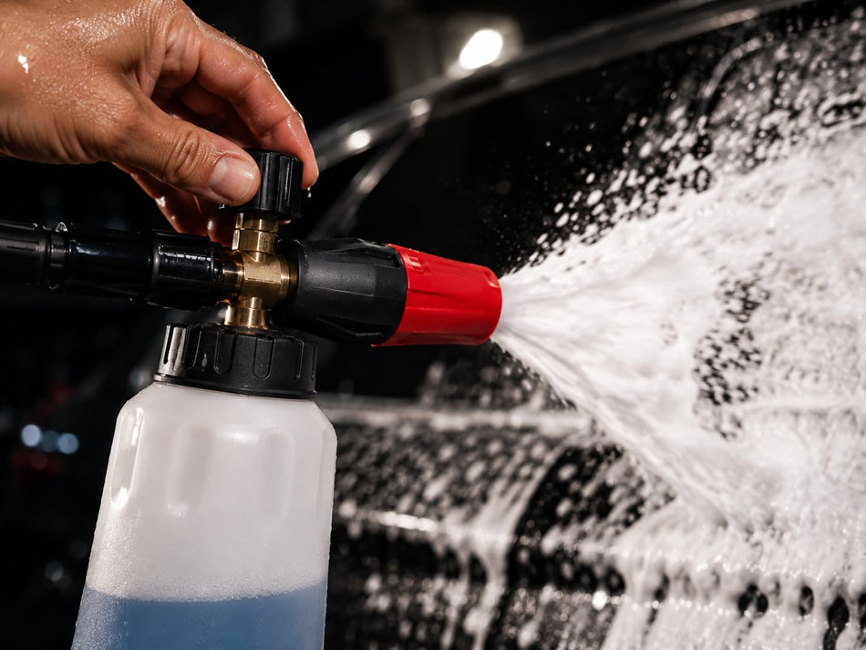 Rivali Car Care Heavy-Duty Foam Cannon – 1L, Brass & Stainless Fittings