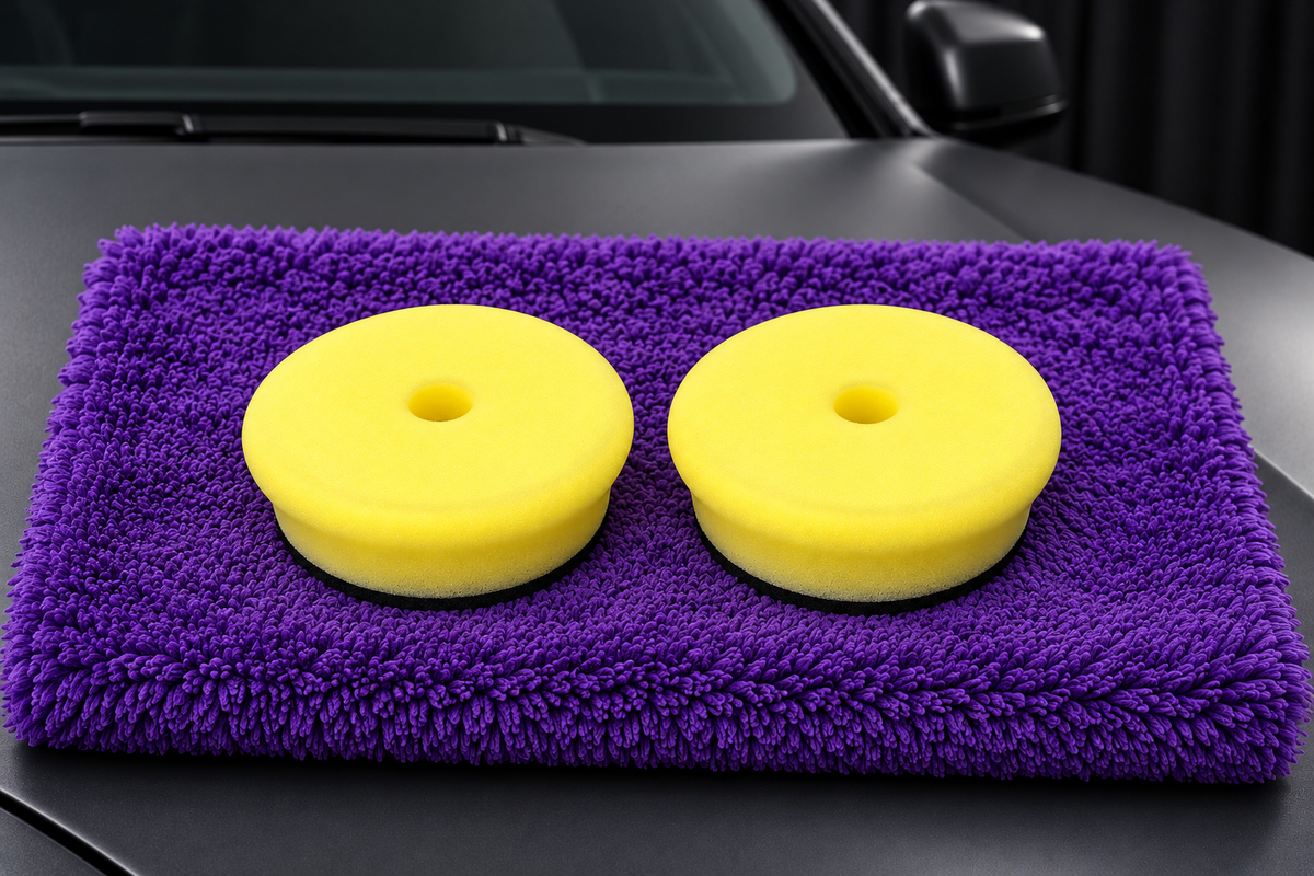 Rivali Car Care 3" Foam Polishing Pad (2-Pack) – DA Polisher Pad