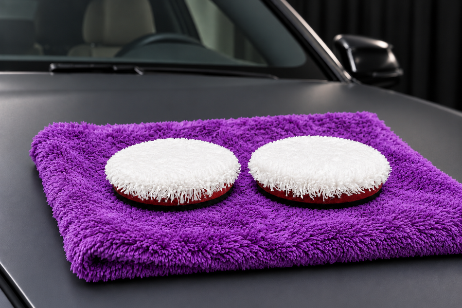 Rivali Car Care 3" Microfiber Cutting Pad (2-Pack) – DA Polisher Pad