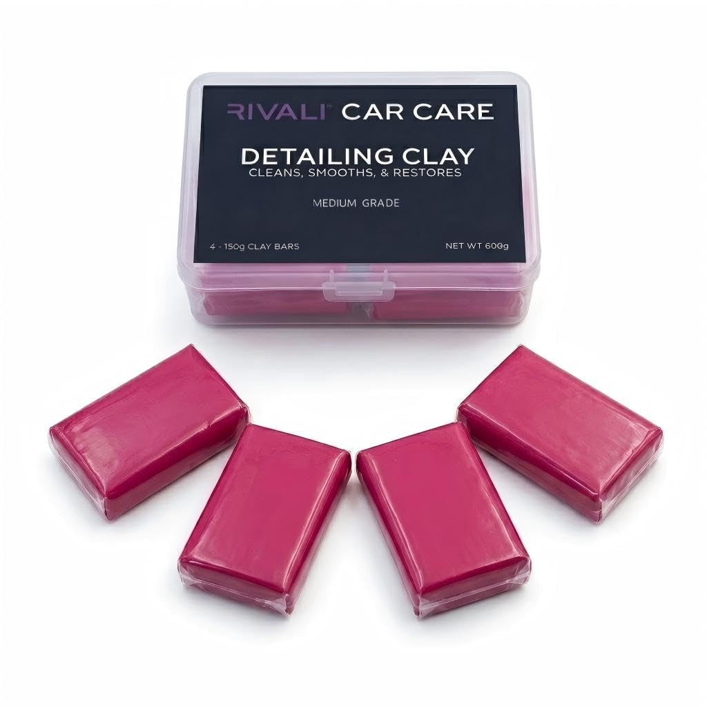 Rivali Car Care Detailing Clay Bar 4-Pack – Medium