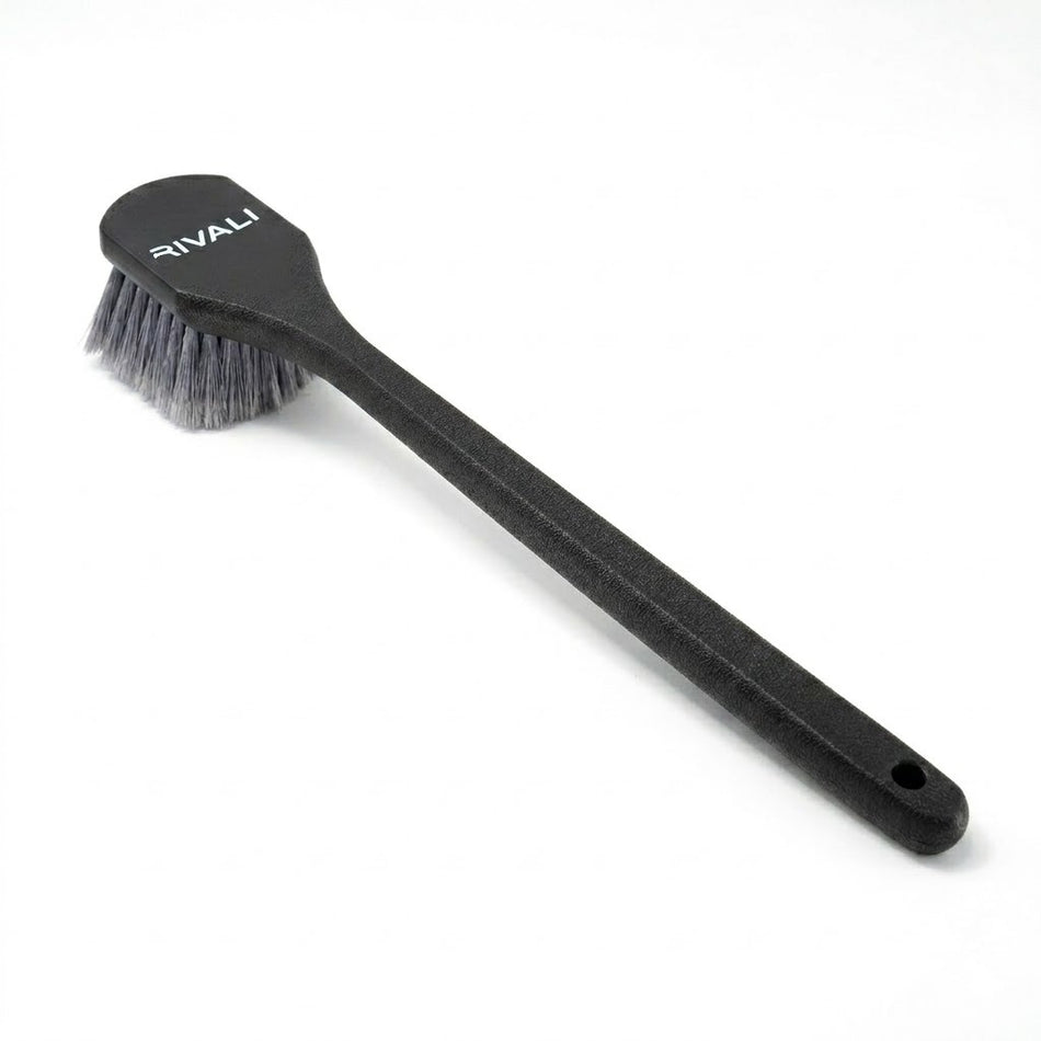 Rivali Car Care Professional Tire Cleaning Brush - 51cm (20 Inches) Stiff Bristle Long Handle Scrub Brush