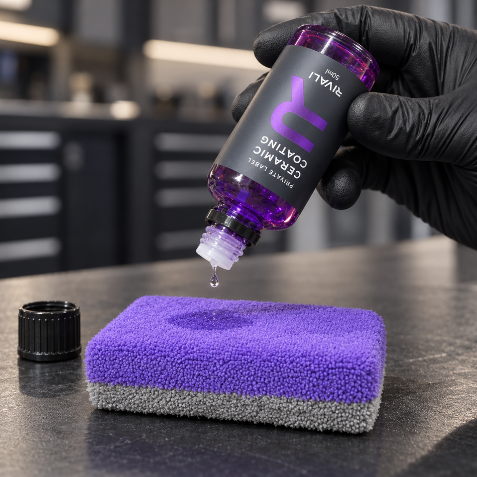 Rivali Car Care Ceramic Coating in use (1)